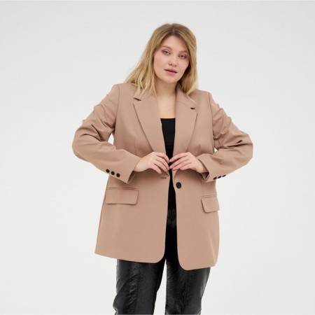 Women's jacket Mist Plus-Size, r.52, beige