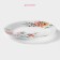 Porcelain dessert shade "Tash", d = 20.5 cm, white color
