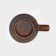 Mug "dining room", smooth, red clay, 0.3 liters