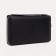 Male purse with lightning, with a pen, for bills, for cards, for coins, black color