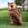 Garden figure "Eagle owl" 16x18x24cm