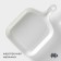 A dish of heat-resistant ceramics for feeding Magistro "Shipyard-Grille", 23 × 16 × 3 cm, white color