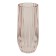 Decorative vase made of embossed glass, 105 × 105 × 235 mm, flood color
