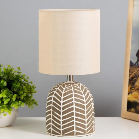 Berenis table lamp 1x40W E14 wire-1.3m beige 14x14x27.5cm
