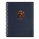 A notebook of 96 sheets in a cage on the crest "steampunk", cover of shallow cardboard, matte lamination, selective varnish, mix