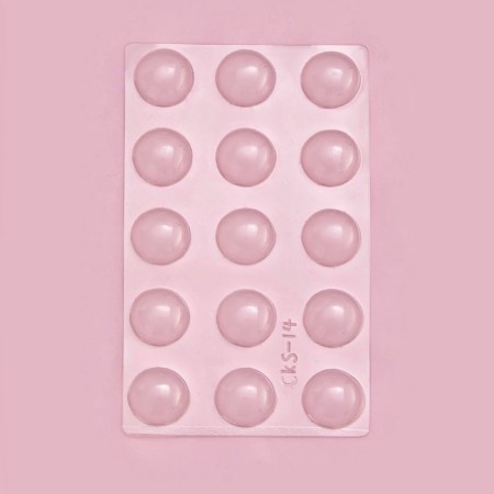Form for chocolate and sweets "Semosfer", 22 × 13 cm, 15 cells, d = 3 cm-1