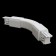 The Connector is flexible for the Technical Tracf-31W overhead track system, 24,2x3.3.2 cm, white color