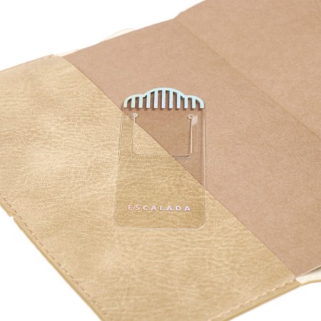 Diary DATIR 2025 A6+ 176l Escalada, Soft Okvl, Single Leather, TIS F, KR BL 70g/M2, Beige-8