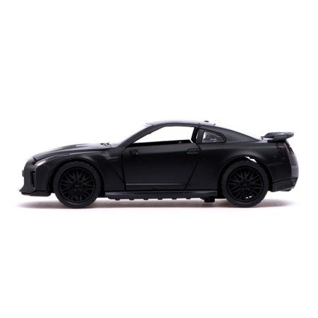 Metal machine "Sportser", inertia, doors, trunk, black color open-1