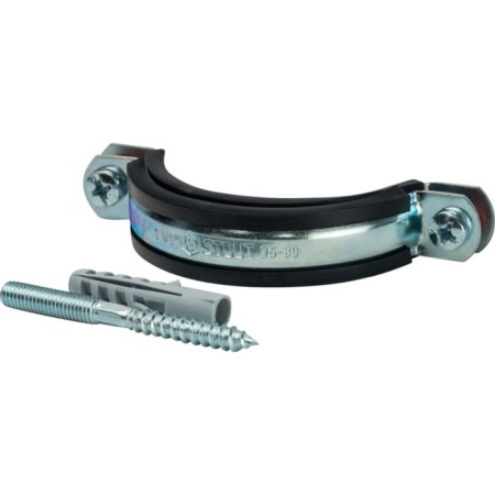 Plumbing plumbing Stout SAC -0020-100212, 2 1/2 ", 75-80 mm, hairpin screw +dowel plastic.