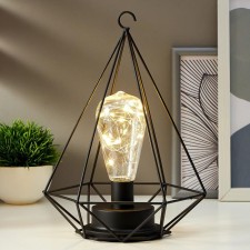 Nightlight 16126/1 LED from batteries 3haa black 17.5x19.5x28 cm Risalux