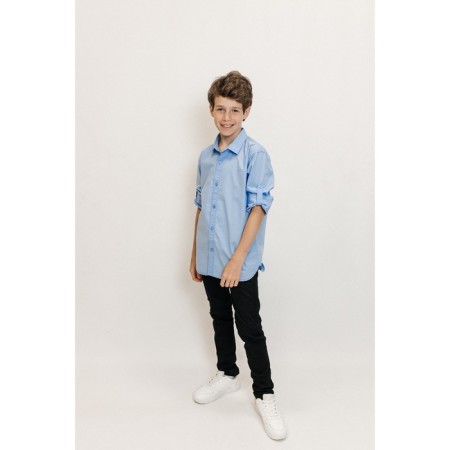 Surchachka upper for ISee boys, height 110-116 cm, blue color-1