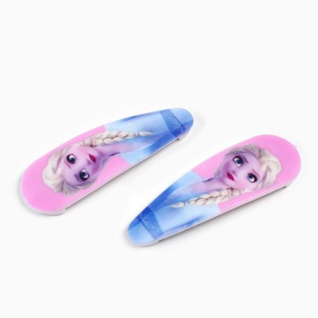 Hair hair clip, 2 pcs, 5.5 cm, cold heart-2