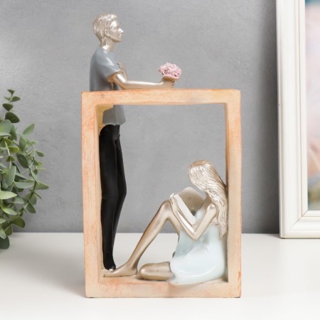 Souvenir Polystone "Recognition of Love" 26x14x9 cm-3
