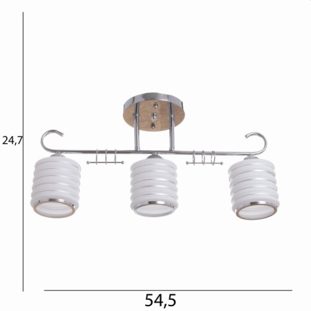 Alet chandelier 3x40W E27 Chrome Model: 2800430-5