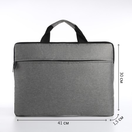 Laptop bag, gray color-1