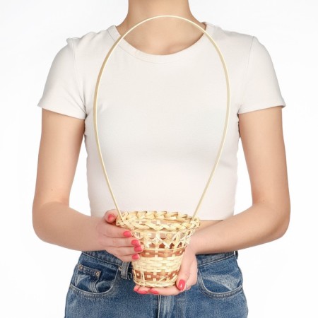 Basket "glass", 12 × 14 cm, bamboo