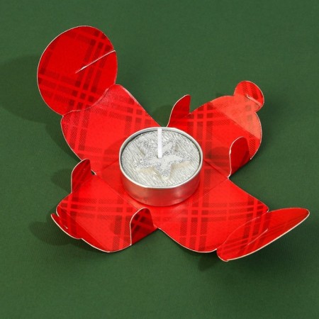 Tea candle "New Year", d = 4 cm, mix-3