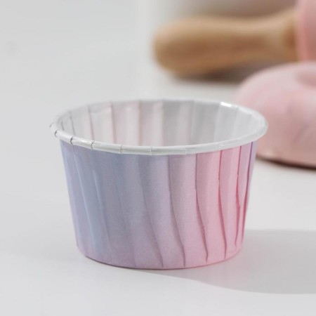 Baking uniforms “gradient” round fraction, d = 6.5 cm, pink color