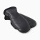 Women's mittens minku, black color, 25 cm