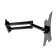 Ultramounts UM867, for TV, inclined-dwelling, 17-43 ", 44-320 mm from the wall, black