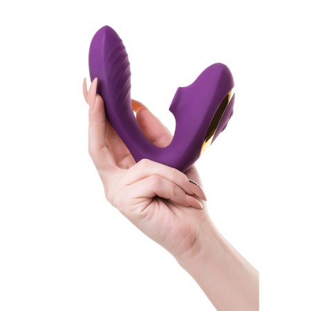 Double stimulation of L’Eroina by Toyfa Mave, silicone, 14 cm, purple color-7