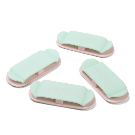 Suclear holder 75x30 mm, blue, 4 pcs.