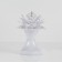 Light device "Flower" 12.5 cm, glow RGB, 220 V, white
