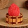 The charm -cap "House - full bowl", on a barrel, 14 x 12 cm, mix