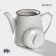 The porcelain teapot Magistro "sea breeze", 850 ml, white color