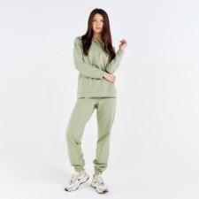 Women's costume (hoodies, trousers) minku: casual collection pistachio color, size 42