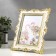 Photo frame plastic for metal 13x18 cm "Roses and enamel" Milk 24x18.5 cm