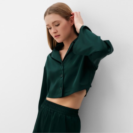 Kit (shirt, shorts) Women's Minaku: Home Collection Color Emerald, Rr. 46-2