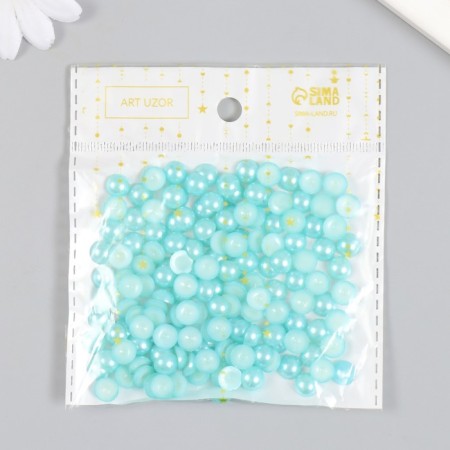 Set for creativity Half of the pearl blue d = 0.8 cm 20g-4