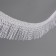 Decorative braid "Furger", 55 mm, 10 ± 0.5 m, white color