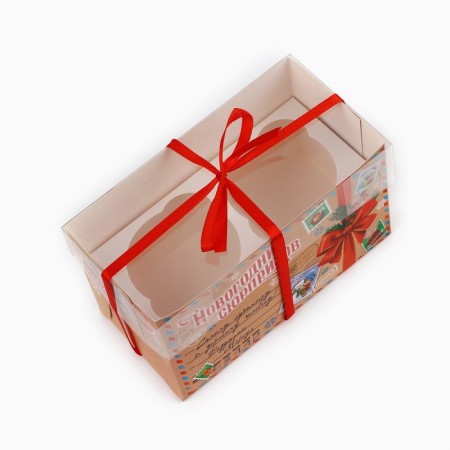 Box for Capcake "Letter Santa Claus", 16 x 8 x 10 cm, New Year-2