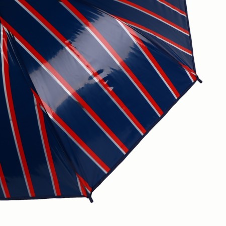 Umbrella - semiautomatic “stripes” cane, 8 knitting needles, r = 54 cm, blue/red color-5