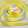 Satin tape, 20 mm × 23 ± 1 m, color yellow No. 15