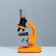 Microscope "Young Botanik" Frendering to x1200, orange, backlight