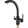 Fashun A4399-7 kitchen mixer, single-leaf, with output for drinking water, black