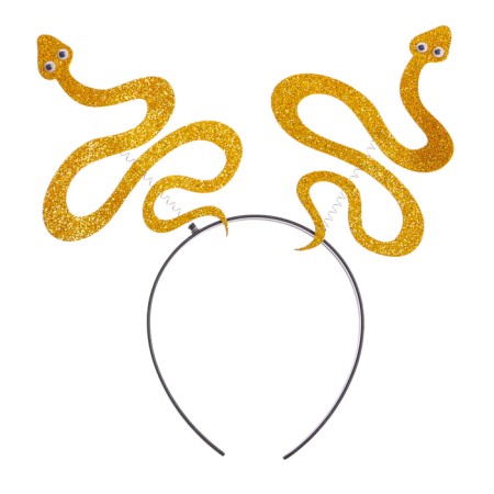 Carnival rim "snake", gold color