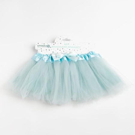 Skirt elegant for a girl crumb I, light blue, 17 cm-4