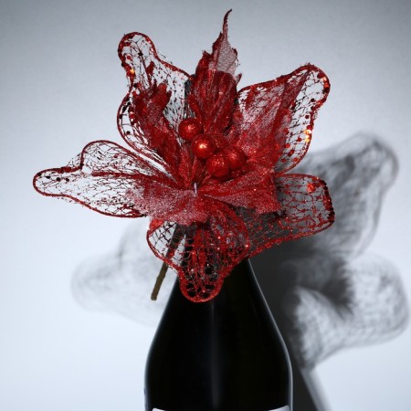 New Year's decoration for the bottle "Happiness", for the New Year-3
