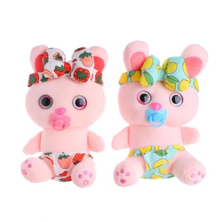 Soft toy "Bunny with a nipple", color mix-4