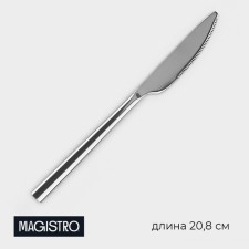 Stainless steel knife Magistro Gamburg, length 20.8 cm, thickness 4 mm, silver color