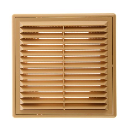 Ventilation ERA 1515 r, 150x150 mm, with a grid, detachable, beige