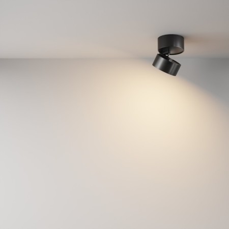 Technical C024Cl-12W3K-B-1 ONDA, 85x85x80 mm ceiling lamp, LED, 12W, 780LM, 3000K, black color black-4