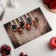 Board cutting glass shade "Young berries", 30 × 20 cm