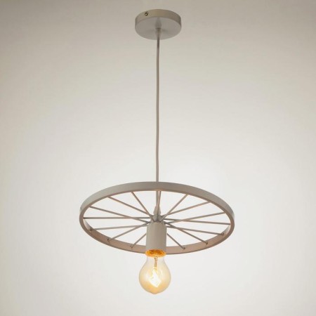 Lamp "Wheel" 1HE27 40W white 30x30x10-110 cm-1