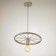 Lamp "Wheel" 1HE27 40W white 30x30x10-110 cm